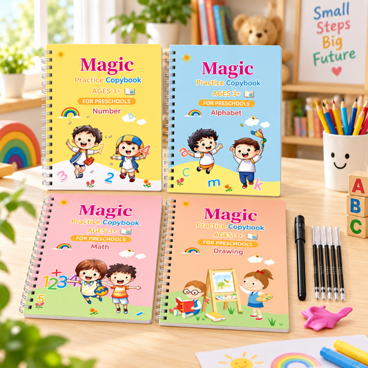 Kids Busy Book Set — 4 Book Bundle