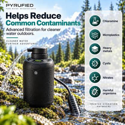 PYRUFIED Portable Electric Water Filter