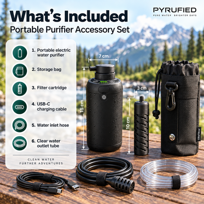 PYRUFIED Portable Electric Water Filter